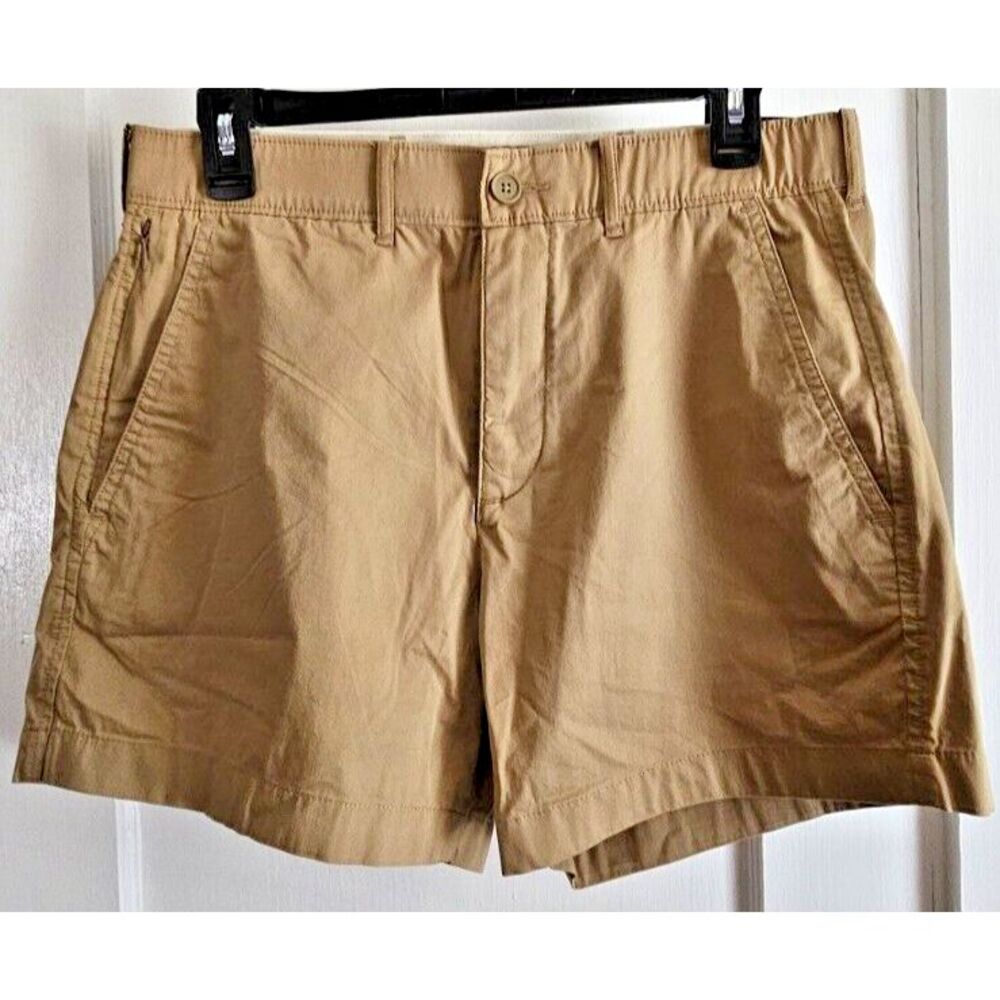NWT The A&F 5" all day plain front shorts stretch women Sz31 elastic waist band